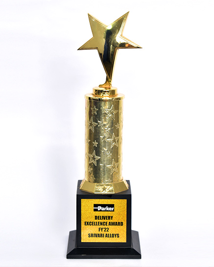 Parker Hannifin - Delivery Excellence Award In 2022